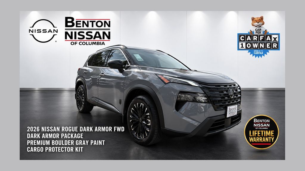 Boulder Gray Pearl 2026 Nissan Rogue SUV / Crossover Front-Wheel Drive Continuously Variable Transmission