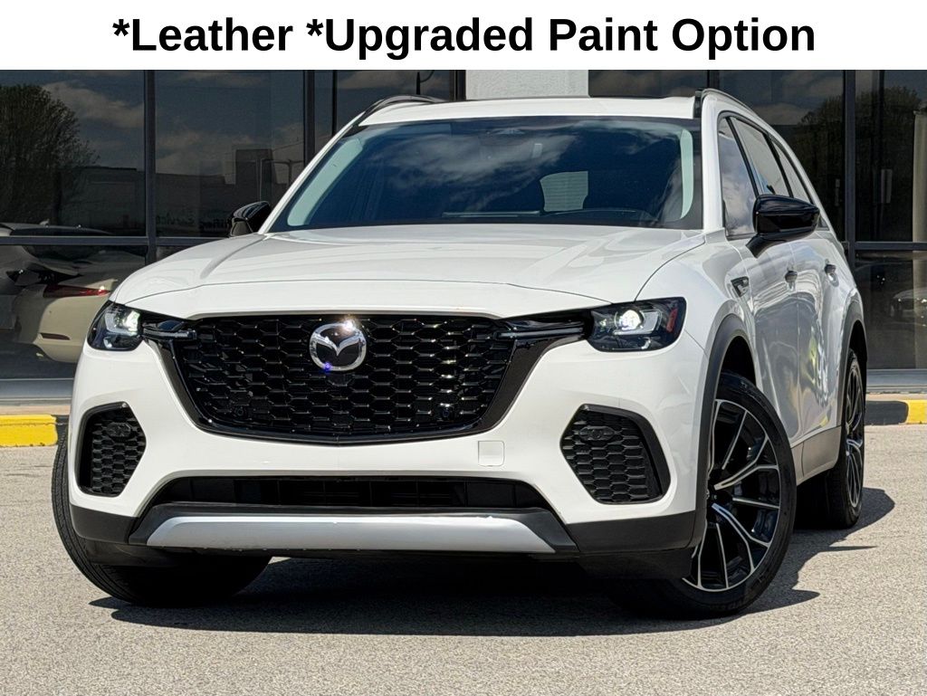 Rhodium White Premium 2025 Mazda CX-70 PHEV Premium AWD SUV / Crossover All-Wheel Drive 8-Speed Automatic