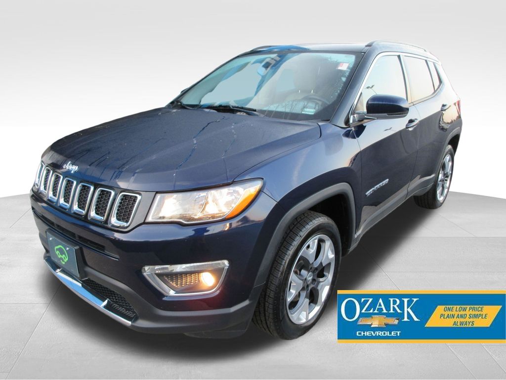 Jazz Blue Pearlcoat 2017 Jeep Compass SUV / Crossover Four-Wheel Drive 9-Speed Automatic