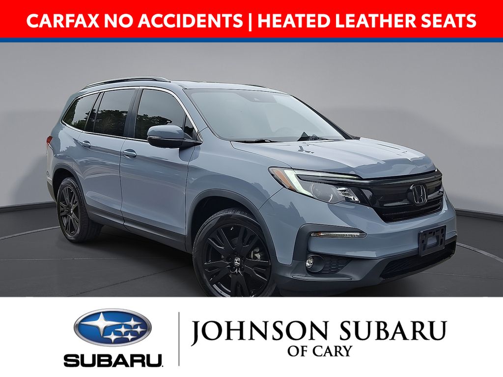 Blue 2022 Honda Pilot SE FWD SUV / Crossover Front-Wheel Drive 9-Speed Automatic