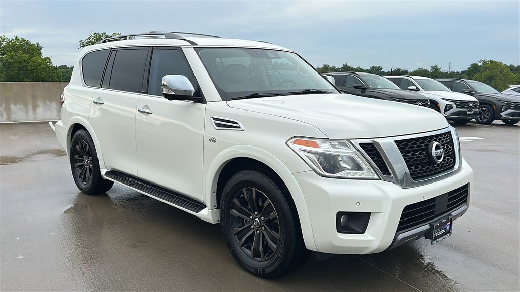 2020 Nissan Armada Platinum White at Cook Ford