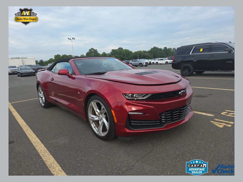 Cherry 2022 Chevrolet Camaro Convertible Rear-Wheel Drive 6-Speed Manual