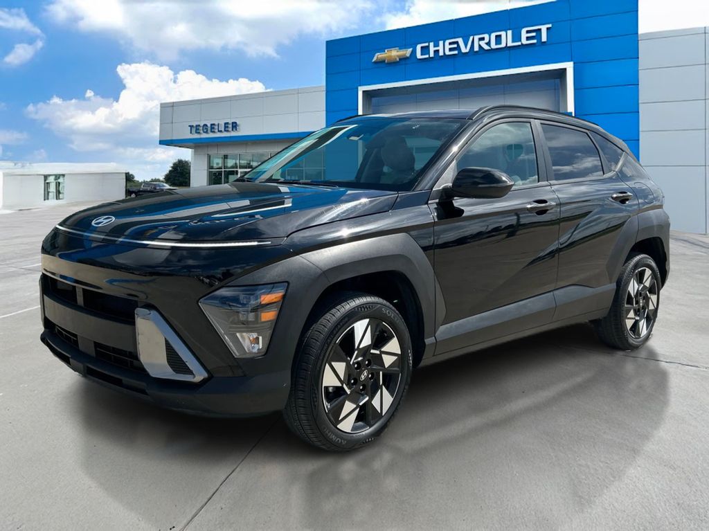 Abyss Black Pearl 2025 Hyundai Kona SUV / Crossover All-Wheel Drive Continuously Variable Transmission