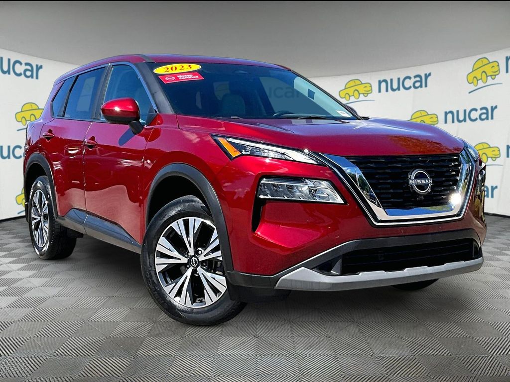 Red (Scarlet Ember Tintcoat) 2023 Nissan Rogue SUV / Crossover All-Wheel Drive Continuously Variable Transmission