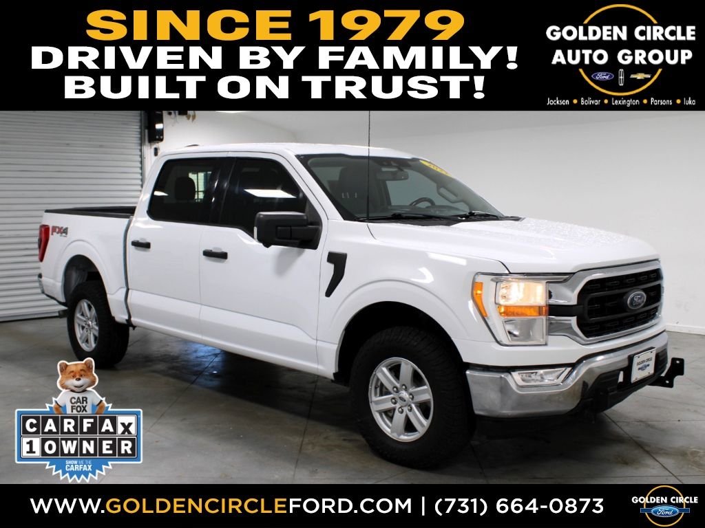 Oxford White 2022 Ford F-150 Pickup Truck Four-Wheel Drive 10-Speed Automatic