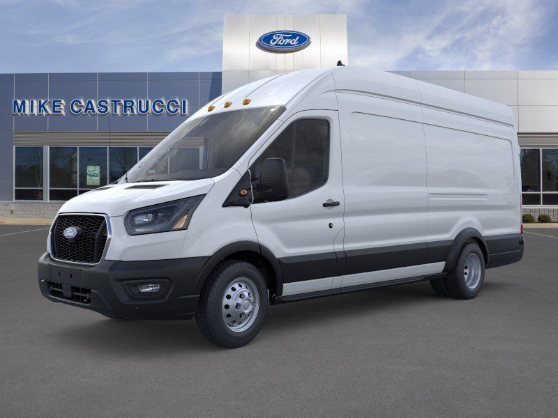 Oxford White 2026 Ford Transit Cargo 350 HD 9950 GVWR High Roof Extended LB DRW RWD Van Rear-Wheel Drive