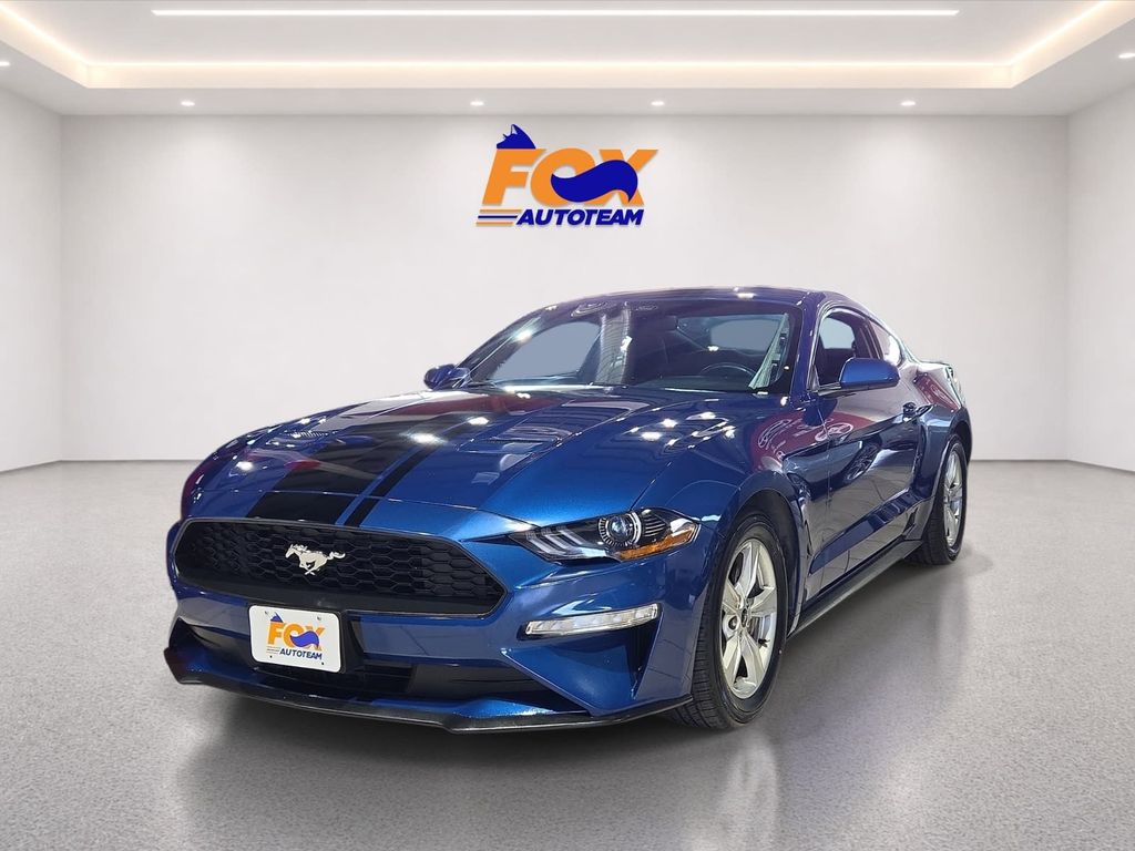 Blue Metallic 2022 Ford Mustang Coupe Rear-Wheel Drive Automatic
