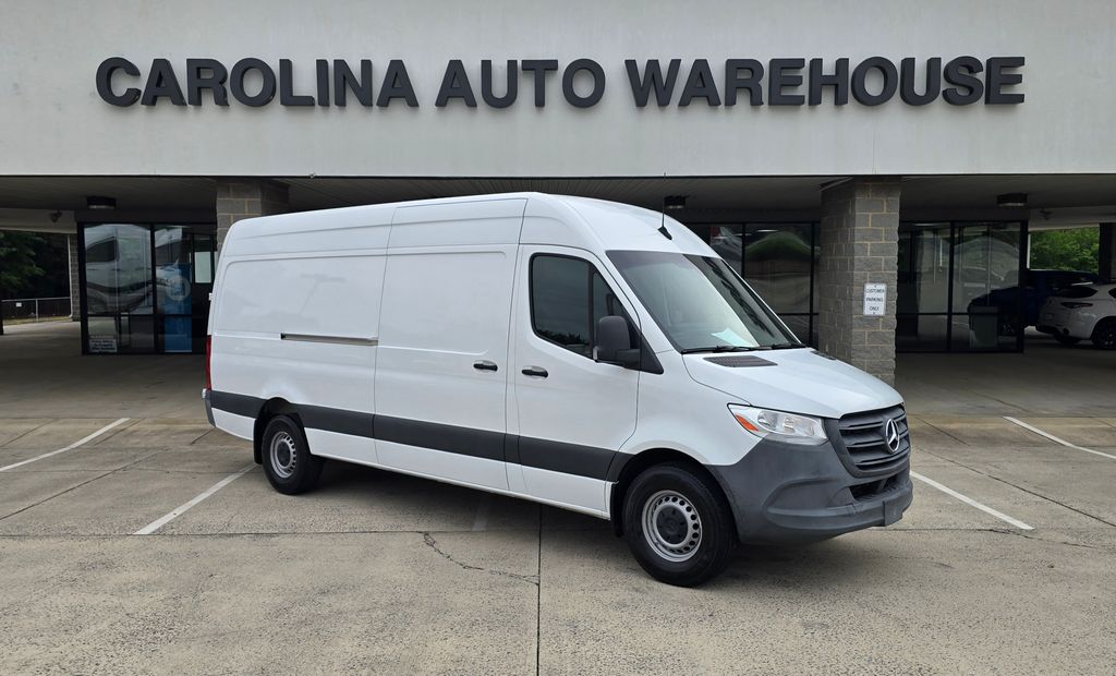 White 2021 Mercedes-Benz Sprinter Cargo 2500 170 High Roof RWD Van 4X2 9-Speed Automatic