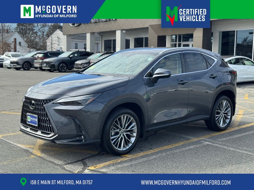 Gray 2023 Lexus NX 350 Luxury AWD SUV / Crossover All-Wheel Drive 8-Speed Automatic