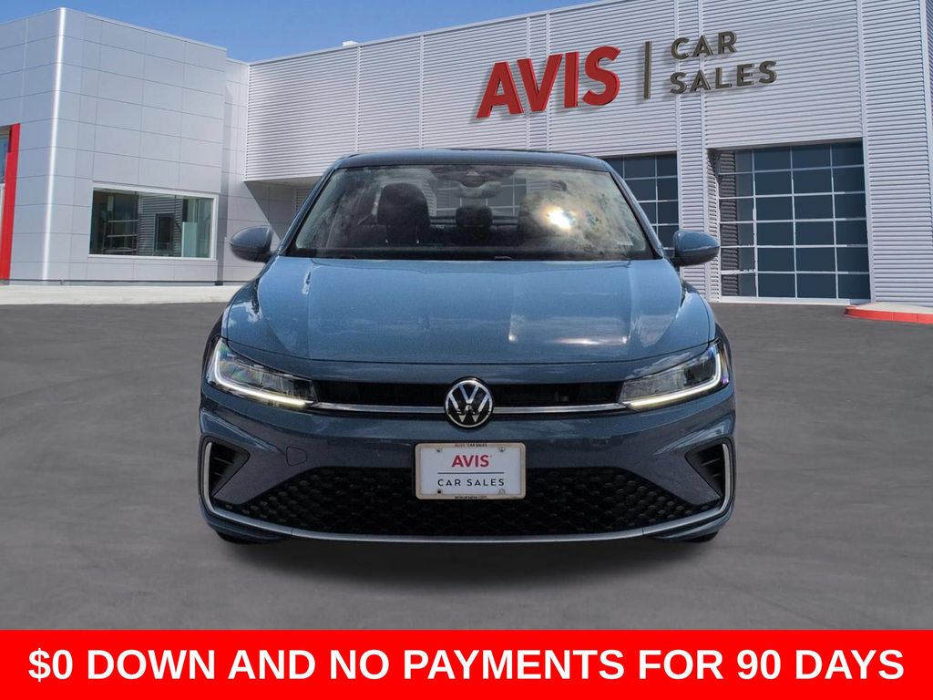 Blue 2025 Volkswagen Jetta Sedan Front-Wheel Drive 8-Speed Automatic