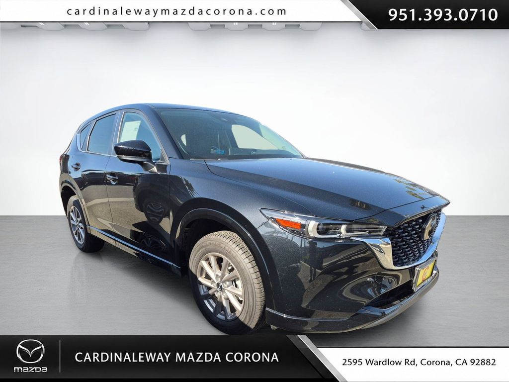 Jet Black 2025 Mazda CX-5 2.5 S Preferred AWD SUV / Crossover All-Wheel Drive 6-Speed Automatic