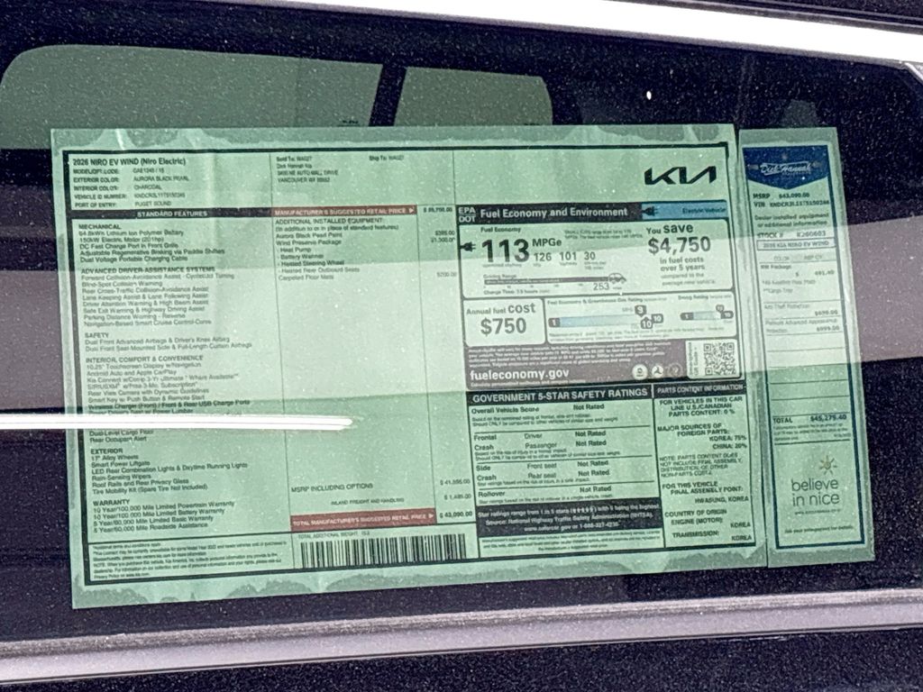 2026 Kia Niro EV Wind