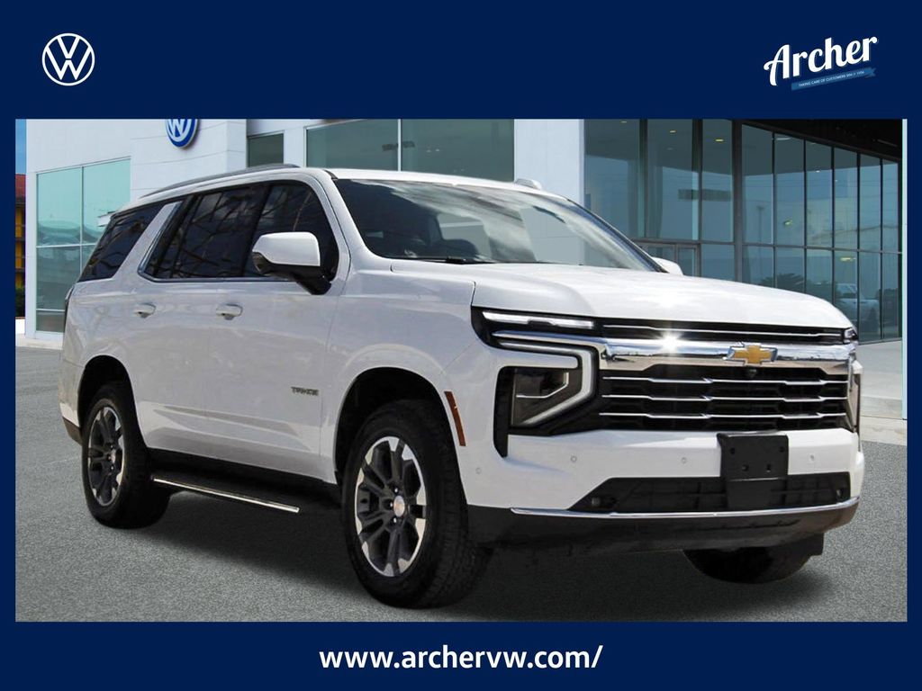 Summit White 2025 Chevrolet Tahoe LT 4WD SUV / Crossover Four-Wheel Drive 