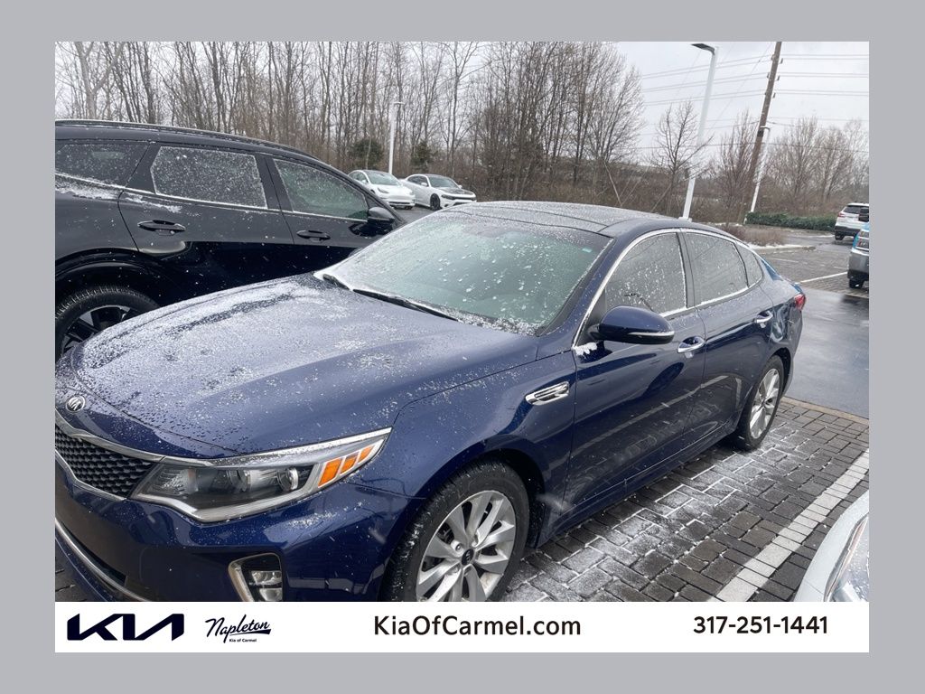 Horizon Blue 2018 Kia Optima S Sedan Front-Wheel Drive 6-Speed Automatic
