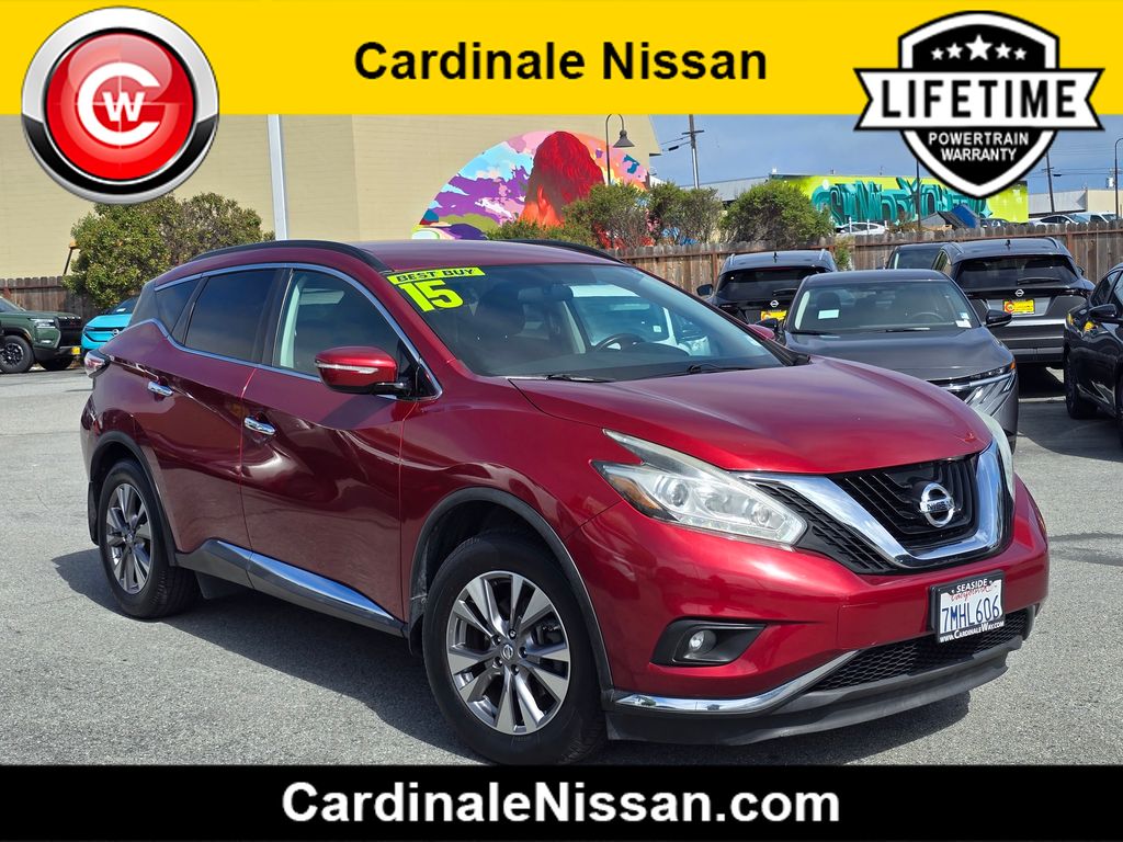 Cayenne Red Metallic 2015 Nissan Murano SV SUV / Crossover Front-Wheel Drive Continuously Variable Transmission