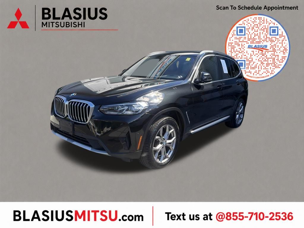 Black 2022 BMW X3 SUV / Crossover All-Wheel Drive 8-Speed Automatic