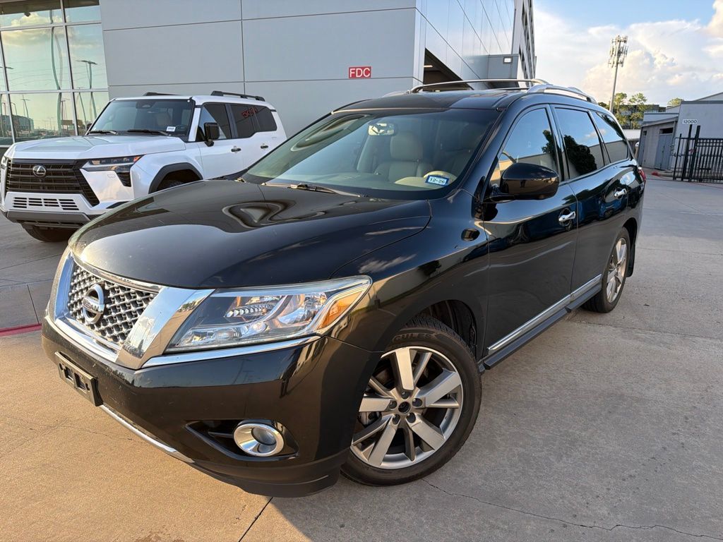 2015 Nissan Pathfinder Platinum Black at Durrett Motor Company
