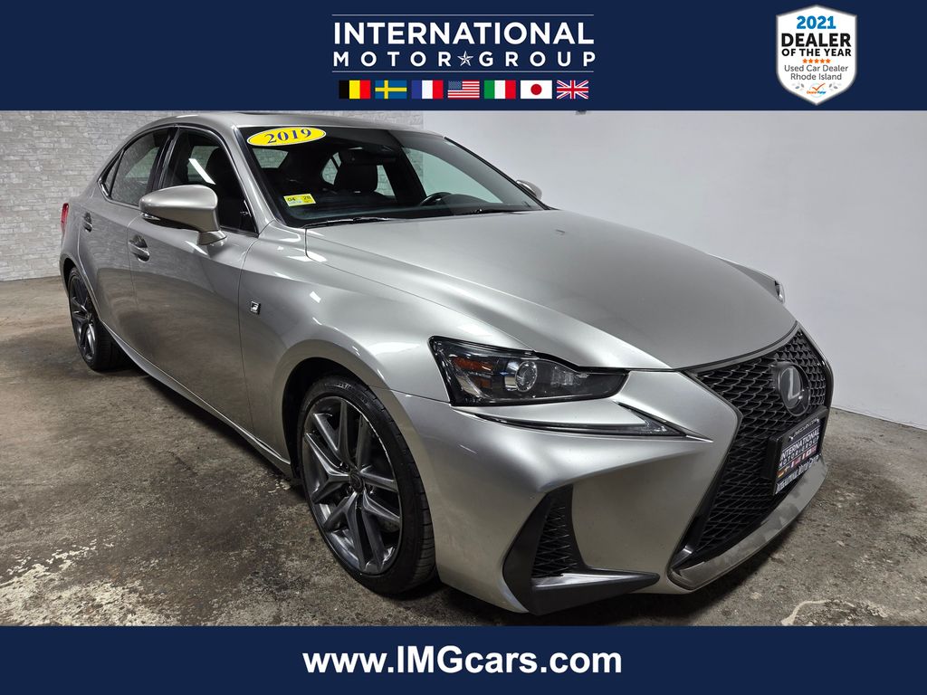 Silver 2019 Lexus IS 300 AWD Sedan All-Wheel Drive 6-Speed Automatic