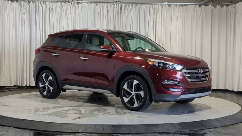 Red (Ruby Wine) 2017 Hyundai Tucson 1.6T Limited AWD SUV / Crossover All-Wheel Drive 7-Speed Automatic