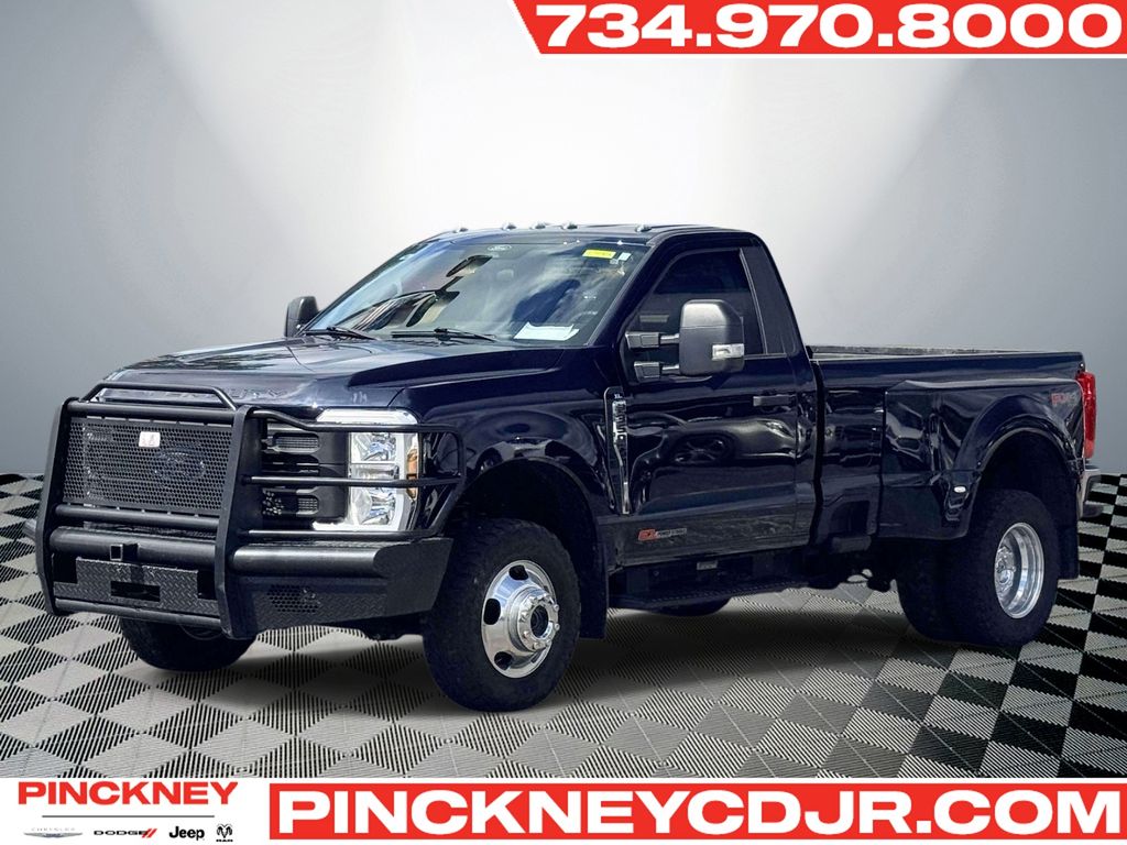 Blue Metallic 2024 Ford F-350 Super Duty Pickup Truck Four-Wheel Drive Automatic