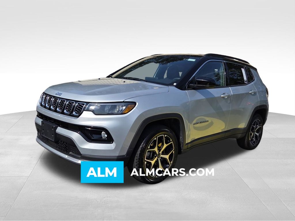 Silver Zynith Metallic Clearcoat 2025 Jeep Compass SUV / Crossover Four-Wheel Drive 8-Speed Automatic