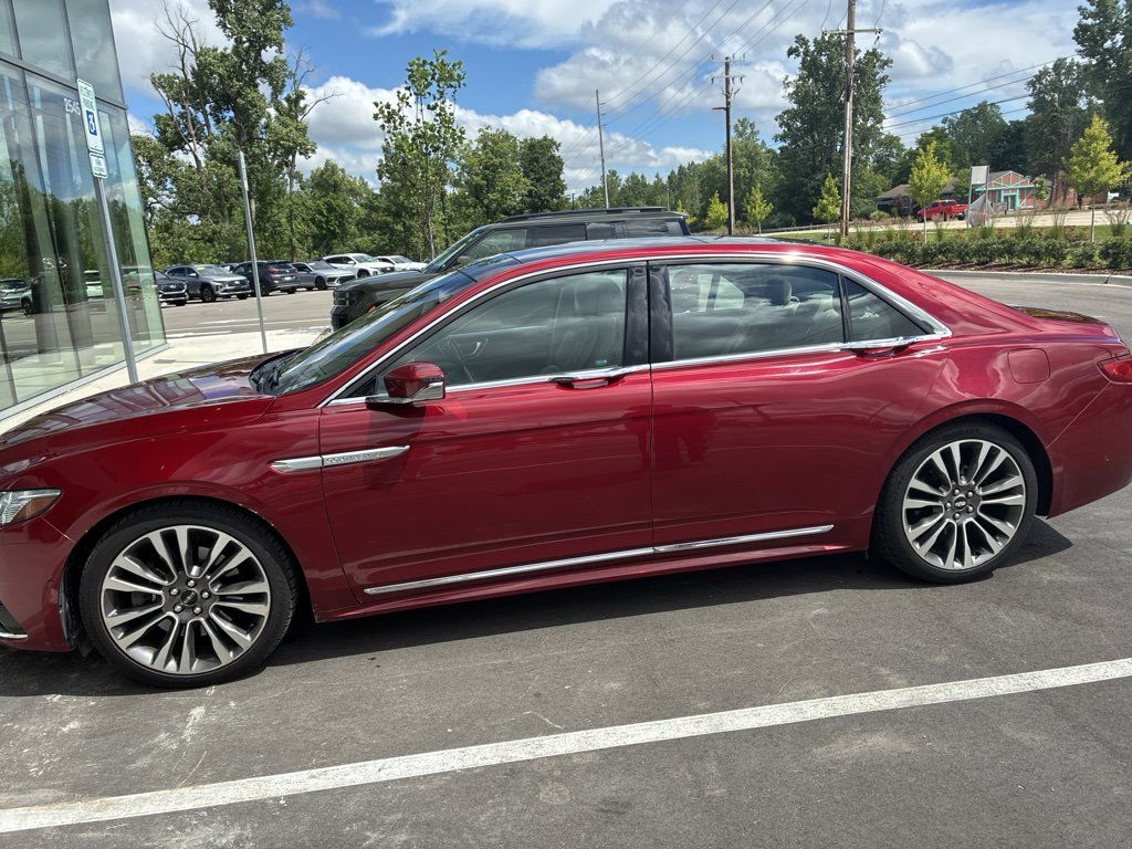 Ruby Red Tinted Clearcoat 2017 Lincoln Continental Sedan All-Wheel Drive 6-Speed Automatic