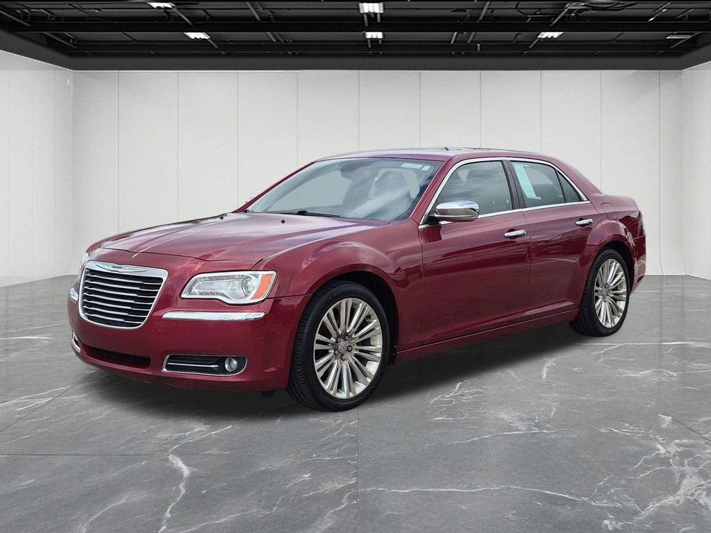 Deep Cherry Red Crystal 2011 Chrysler 300 Sedan Rear-Wheel Drive 5-Speed Automatic