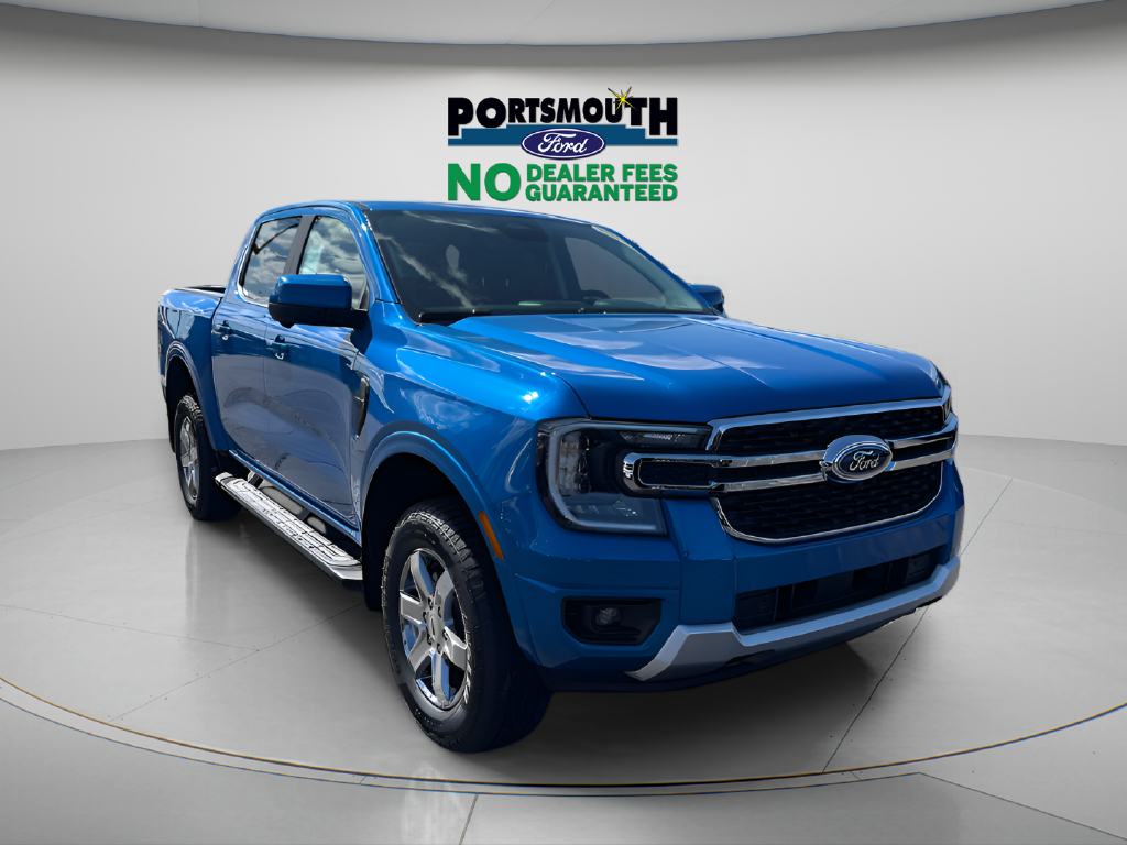 Velocity Blue Metallic 2026 Ford Ranger Pickup Truck Four-Wheel Drive Automatic