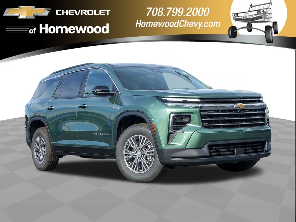 Trillium Green Metallic 2027 Chevrolet Traverse SUV / Crossover Front-Wheel Drive 8-Speed Automatic