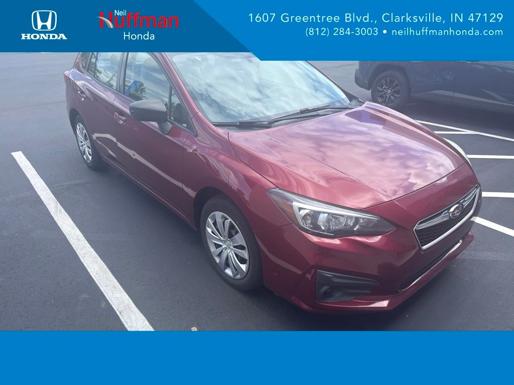 Venetian Red Pearl 2017 Subaru Impreza Hatchback All-Wheel Drive Continuously Variable Transmission
