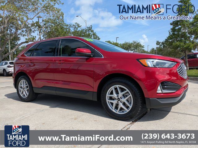 Rapid Red Metallic Tinted Clearcoat 2023 Ford Edge SUV / Crossover All-Wheel Drive 8-Speed Automatic