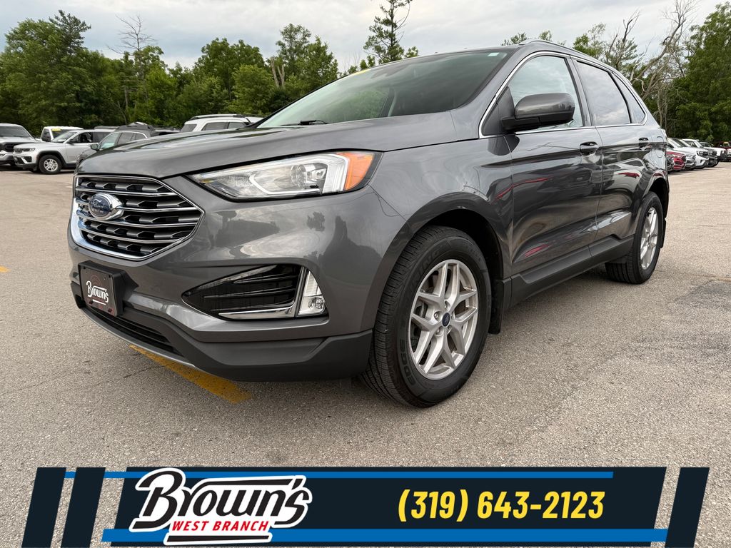 Gray Metallic 2021 Ford Edge SUV / Crossover All-Wheel Drive 8-Speed Automatic