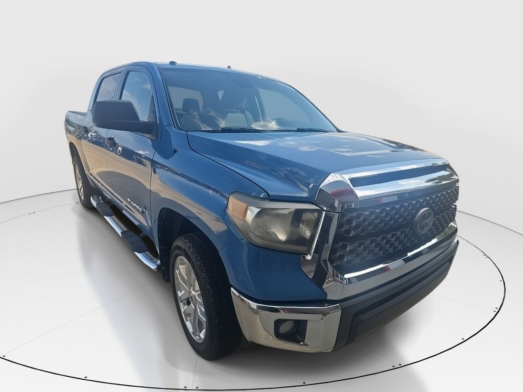 Blue 2019 Toyota Tundra Pickup Truck 4X2 6-Speed Automatic Overdrive