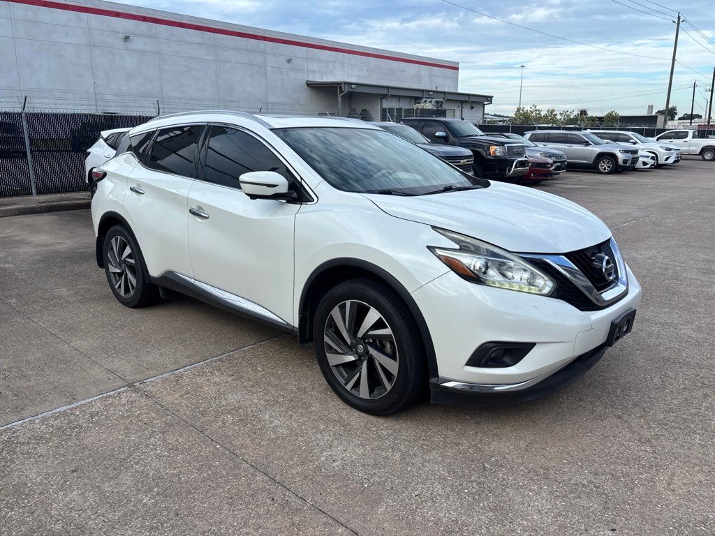 2017 Nissan Murano Platinum White at Bayway Cadillac of The Woodlands