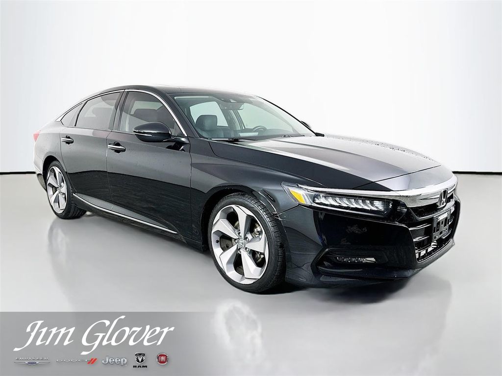 Crystal Black Pearl 2018 Honda Accord Sedan Front-Wheel Drive Automatic