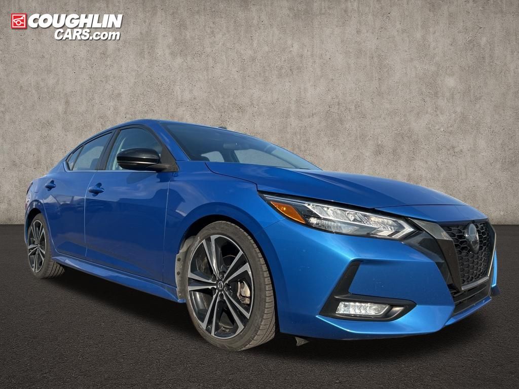 Electric Blue Metallic 2020 Nissan Sentra SR FWD Sedan Front-Wheel Drive Continuously Variable Transmission