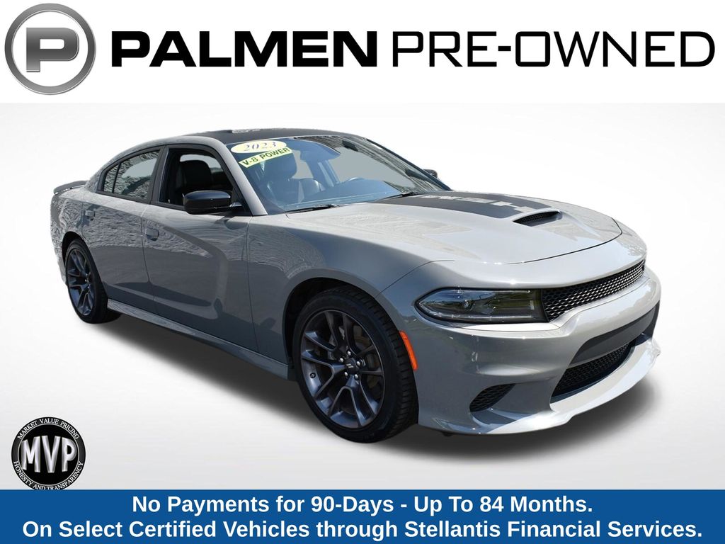 Destroyer Gray Clearcoat 2023 Dodge Charger Sedan Rear-Wheel Drive 8-Speed Automatic