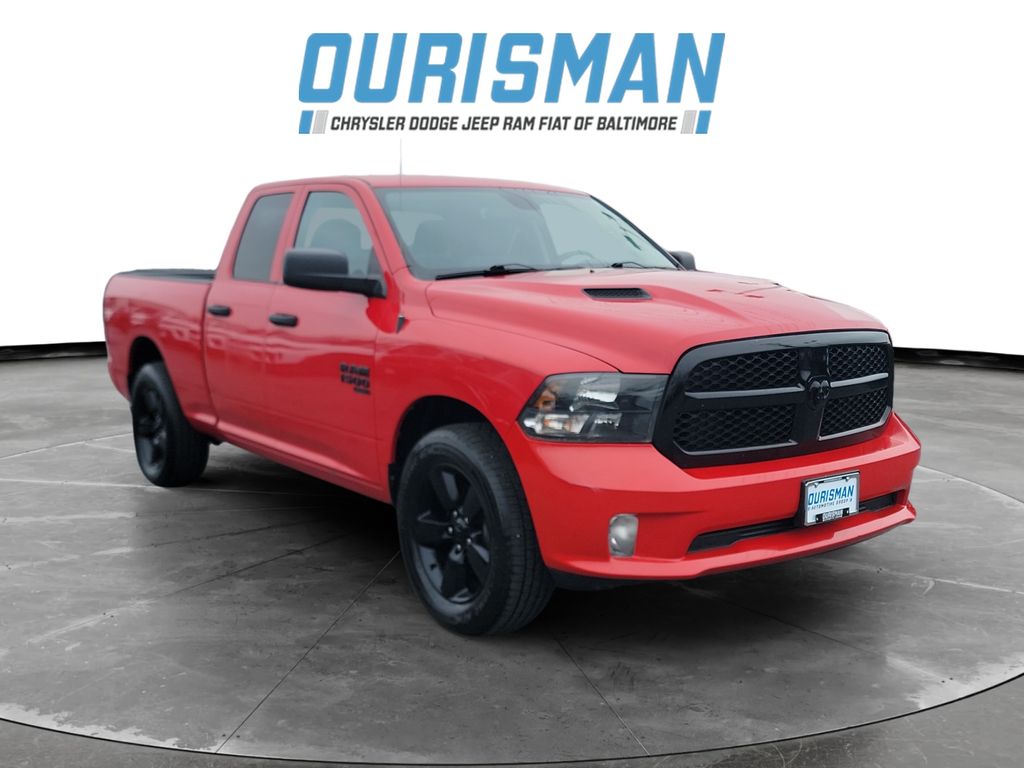 Flame Red Clearcoat 2022 RAM 1500 Classic Express Quad Cab 4WD Pickup Truck Four-Wheel Drive 8-Speed Automatic