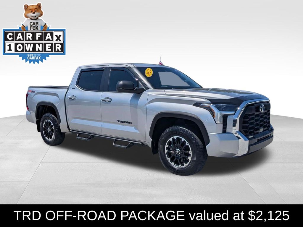 Celestial Silver Metallic 2024 Toyota Tundra Pickup Truck Four-Wheel Drive Automatic