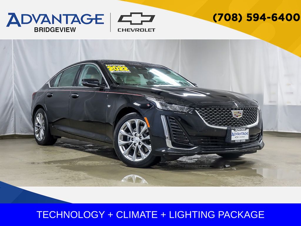 Black Raven 2022 Cadillac CT5 Premium Luxury AWD Sedan All-Wheel Drive Automatic