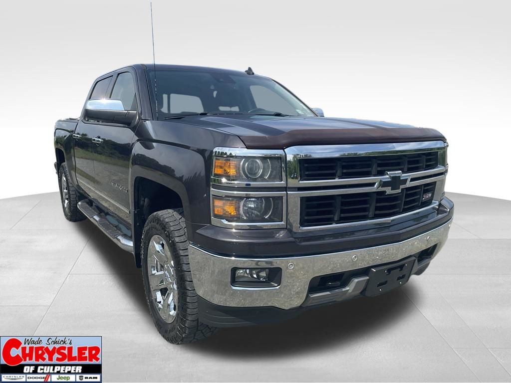 Gray (Tungsten Metallic) 2014 Chevrolet Silverado 1500 Pickup Truck Four-Wheel Drive 6-Speed Automatic Overdrive
