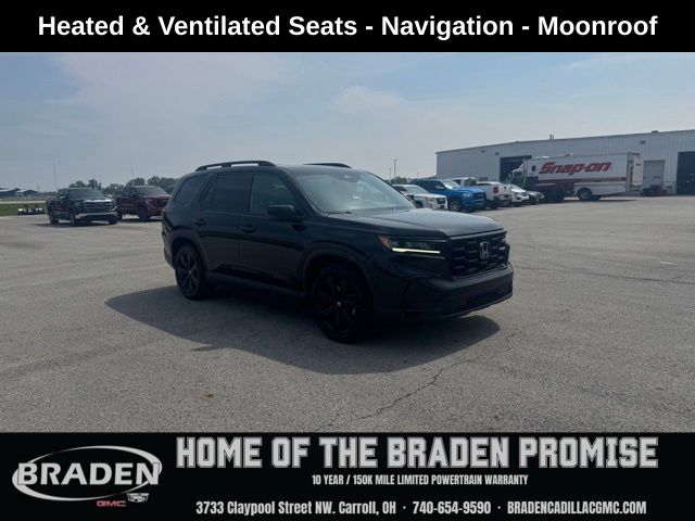 Crystal Black Pearl 2025 Honda Pilot SUV / Crossover All-Wheel Drive Automatic