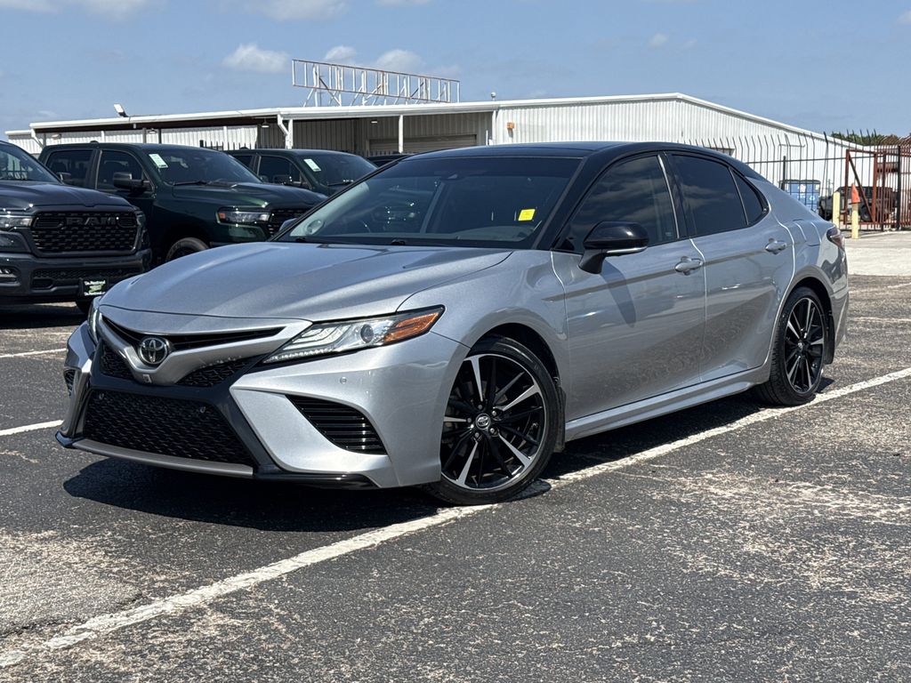 2019 Toyota Camry XSE Silver at Don McGill Toyota