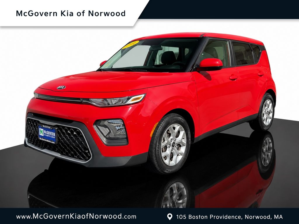Inferno Red 2021 Kia Soul SUV / Crossover Front-Wheel Drive Continuously Variable Transmission
