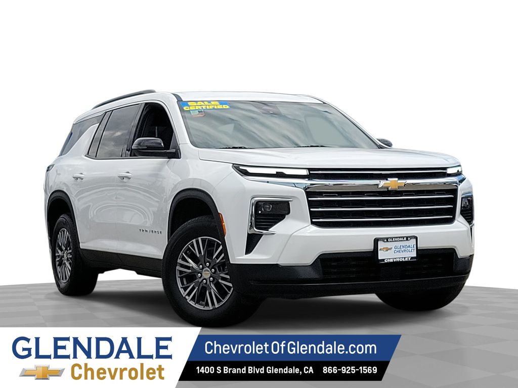 Summit White 2025 Chevrolet Traverse SUV / Crossover Front-Wheel Drive 8-Speed Automatic