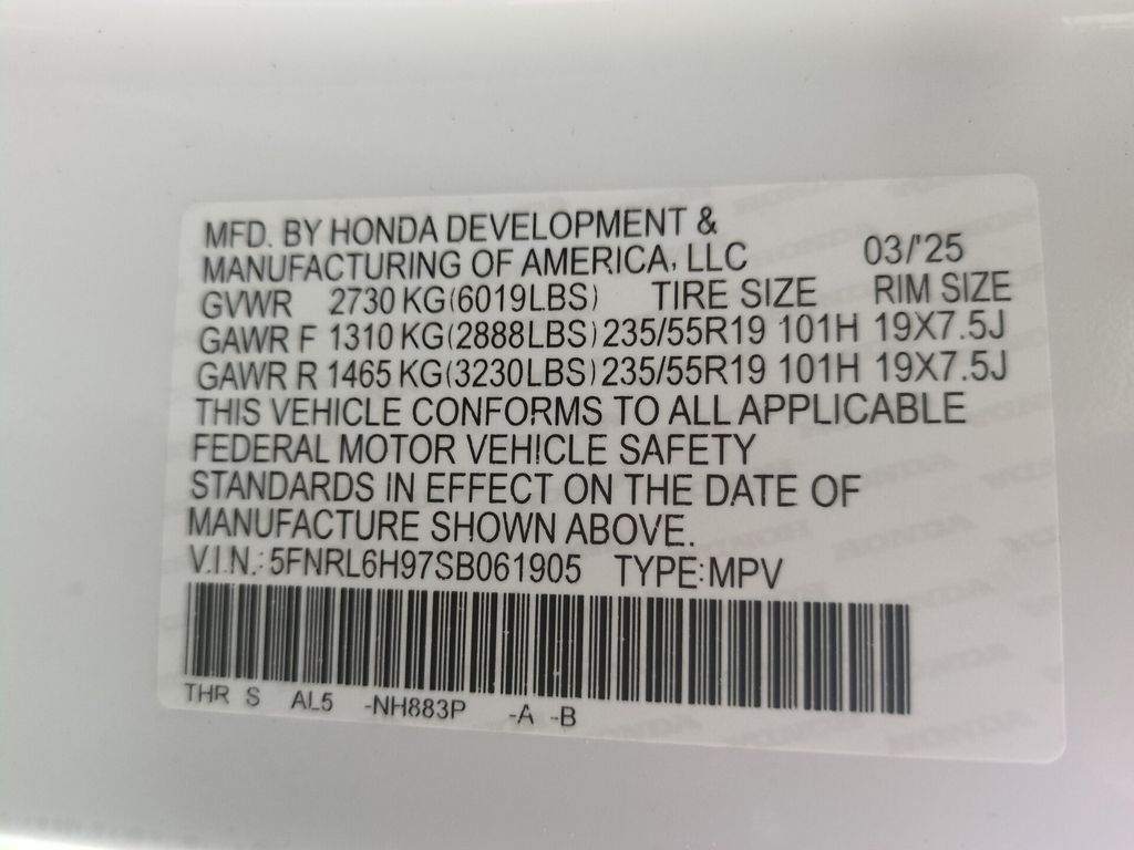 New 2025 Honda Odyssey For Sale in Fort Wayne, IN