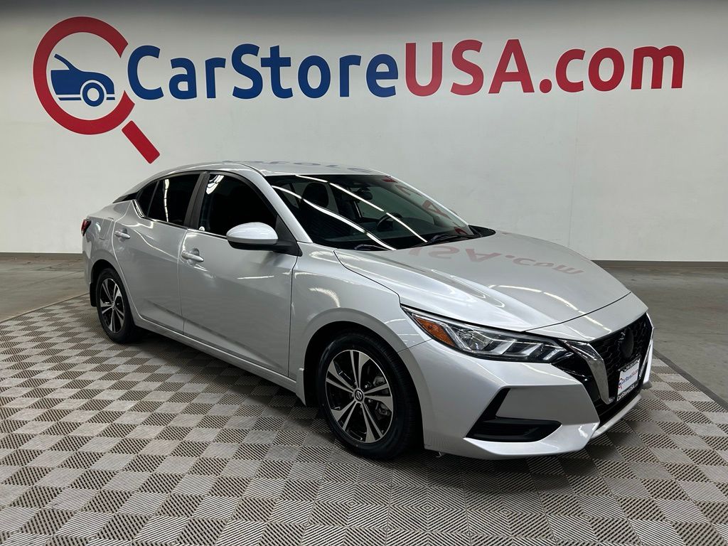 Brilliant Silver Metallic 2022 Nissan Sentra Sedan Front-Wheel Drive Continuously Variable Transmission