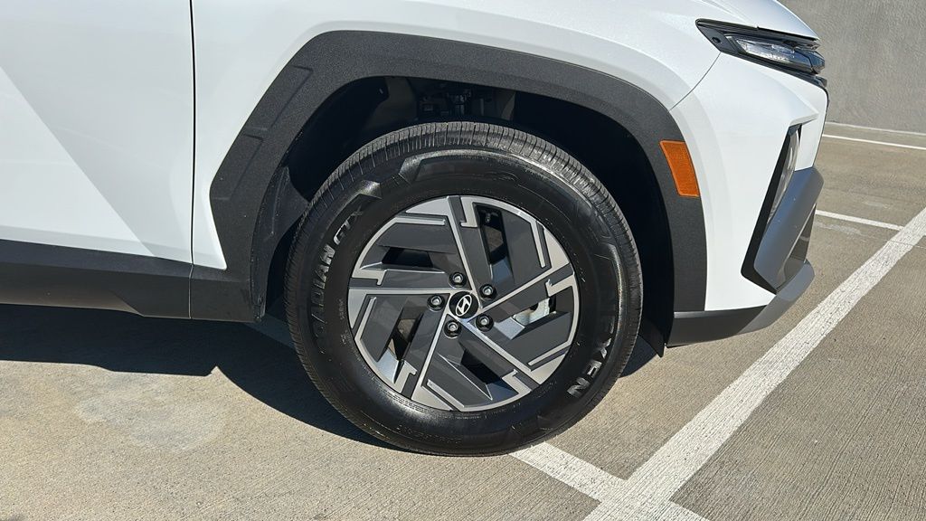 2025 Hyundai Tucson Hybrid Blue White at Baytown Hyundai