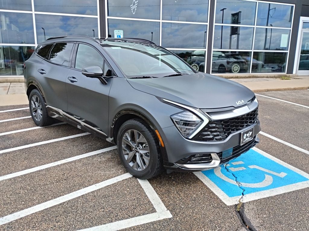 Shadow Matte Gray 2025 Kia Sportage Hybrid SUV / Crossover All-Wheel Drive 6-Speed Automatic