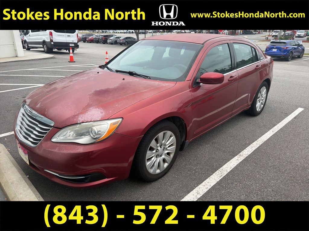 2014 Chrysler 200 LX Red at Stokes Honda North